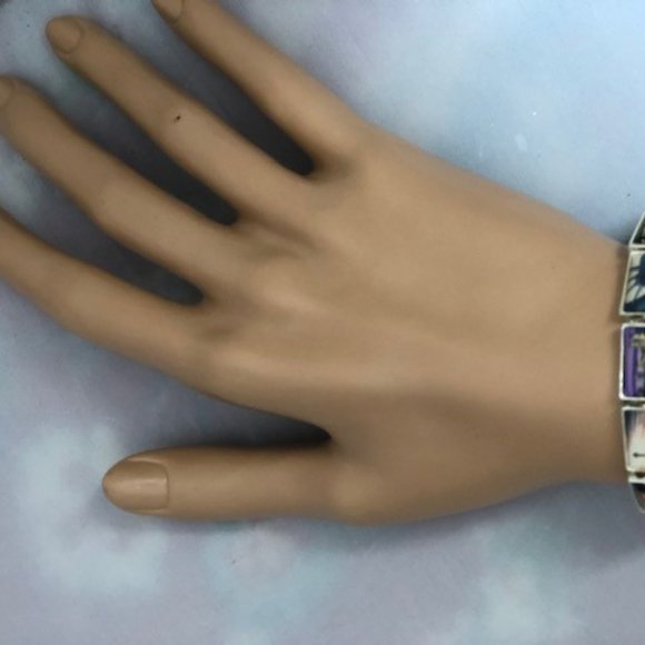 New York City Icons Tile Stretchable Bracelet - Picture 2 of 2